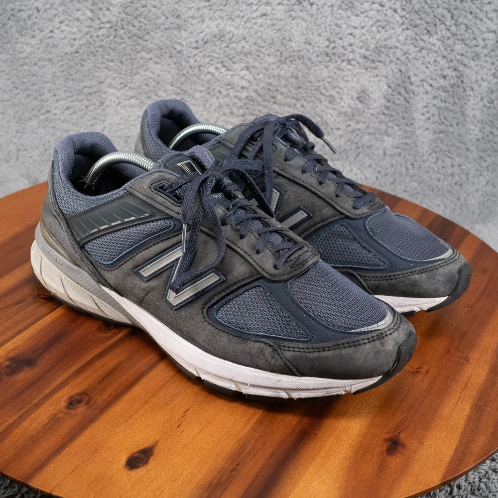 New Balance 990v5 Men's Size 12 EE Made In USA Navy Blue Grey M990NV5 Athletic